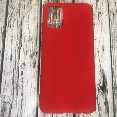 Накладка SMTT Soft Touch для Samsung A02S/A025 в тех. упаковці- червоний Накладка SMTT Soft Touch для Samsung A02S/A025 в тех. упаковці- червоний