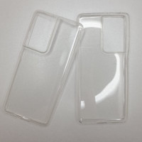 Накладка SMTT Soft Touch для Samsung S21 Ultra в тех. упаковці- прозорий