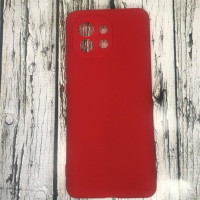 Накладка SMTT Soft Touch для Xiaomi Mi 11 в тех. упаковці- червоний Накладка SMTT Soft Touch для Xiaomi Mi 11 в тех. упаковці- червоний