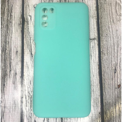 Накладка SMTT Soft Touch для Xiaomi Poco M3 в тех. упаковці- бірюзовий