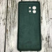 Накладка (з мікрофіброю) Aspor Silicone Full для Xiaomi Mi 11- зелений