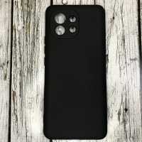 Накладка (з мікрофіброю) Aspor Silicone Full для Xiaomi Mi 11- чорний