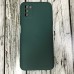 Накладка (з мікрофіброю) Aspor Silicone Full для Xiaomi Poco M3- зелений