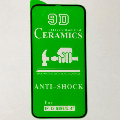 Плівка захисна CERAMiCS 9D для iPhone 12 mini 5.4`- чорний Плівка захисна CERAMiCS 9D для iPhone 12 mini 5.4`- чорний