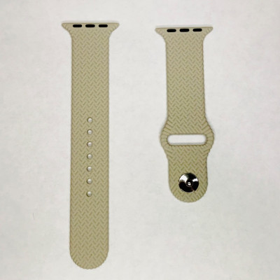 Ремінець Soft Touch плетений для Apple Watch 42(ser.1-3)/44/45/46/49mm- бежевий Ремінець Soft Touch плетений для Apple Watch 42(ser.1-3)/44/45/46/49mm- бежевий