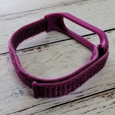 Ремінець тканинний для Mi Band 3/ Mi Band 4/ Mi Band 5/ Mi Band 6- фіолетовий Ремінець тканинний для Mi Band 3/ Mi Band 4/ Mi Band 5/ Mi Band 6- фіолетовий