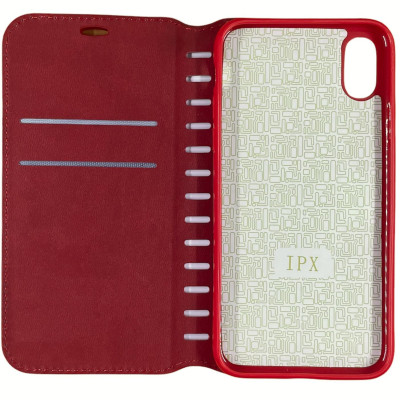 Чохол-книжка Leather Folio для iPhone X/Xs- червоний
