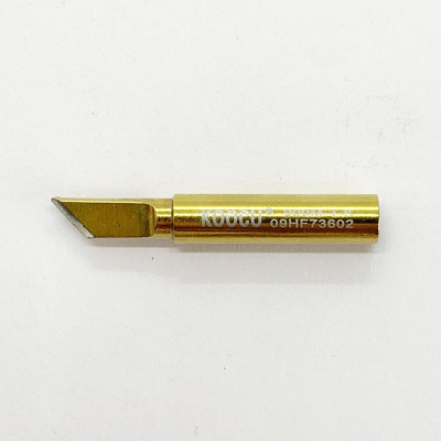 Жало для паяльника KOOCU 900M-T-K жовте/метал/плоске Жало для паяльника KOOCU 900M-T-K жовте/метал/плоске