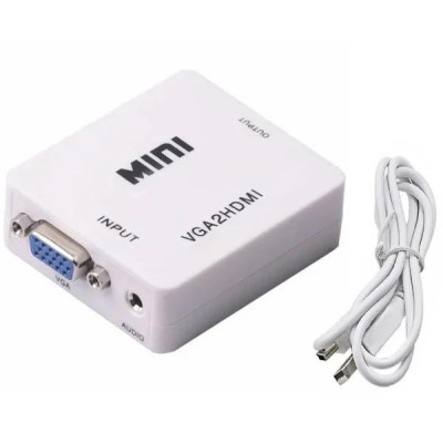 Перехідник (конвертер) Mini VGA2HDMI (VGA / HDMI) (розширення 1080P) Перехідник (конвертер) Mini VGA2HDMI (VGA / HDMI) (розширення 1080P)