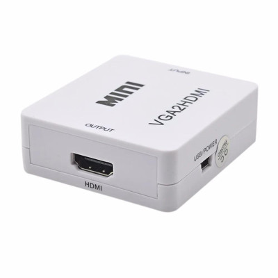 Перехідник (конвертер) Mini VGA2HDMI (VGA / HDMI) (розширення 1080P) Перехідник (конвертер) Mini VGA2HDMI (VGA / HDMI) (розширення 1080P)