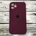 Накладка (з мікрофіброю) Silicon Case Full Camera для iPhone 11 Pro- №13 бордовий