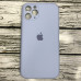 Накладка (з мікрофіброю) Silicon Case Full Camera для iPhone 11 Pro- №28 світло- блакитний