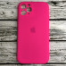Накладка (з мікрофіброю) Silicon Case Full Camera для iPhone 11 Pro- №29 малиновий