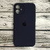 Накладка (з мікрофіброю) Silicon Case Full Camera для iPhone 12 mini (5.4)- темно- синій