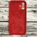 Накладка (з мікрофіброю) Silicon Case Full Camera для iPhone 12 mini (5.4)- червоний