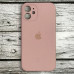 Накладка (з мікрофіброю) Silicon Case Full Camera для iPhone 12 mini (5.4)- рожевий пісок