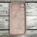 Накладка (з мікрофіброю) Silicon Case Full Camera для iPhone 12 mini (5.4)- рожевий пісок