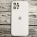 Накладка (з мікрофіброю) Silicon Case Full Camera для iPhone 12 Pro (6.1)- білий