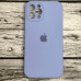 Накладка (з мікрофіброю) Silicon Case Full Camera для iPhone 12 Pro (6.1)- світло- блакитний