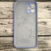 Накладка (з мікрофіброю) Silicon Case Full Camera для iPhone 12 Pro (6.1)- світло- блакитний