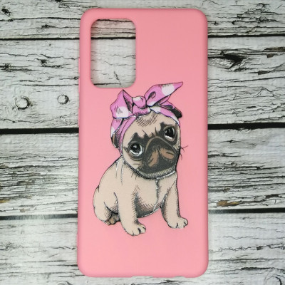 Накладка (з мікрофіброю) Case Art для Samsung A52/A525- рожевий Накладка (з мікрофіброю) Case Art для Samsung A52/A525- рожевий