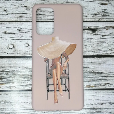 Накладка (з мікрофіброю) Case Art для Samsung A72/A725- рожевий пісок Накладка (з мікрофіброю) Case Art для Samsung A72/A725- рожевий пісок