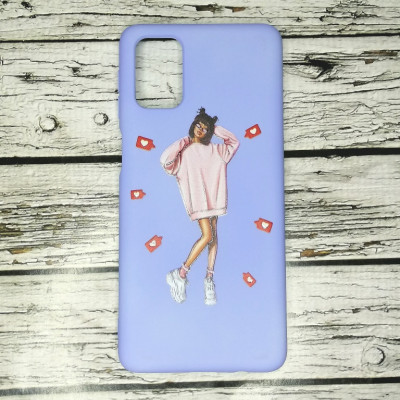Накладка (з мікрофіброю) Case Art для Samsung M31S/M317- пурпурний Накладка (з мікрофіброю) Case Art для Samsung M31S/M317- пурпурний