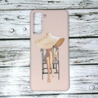 Накладка (з мікрофіброю) Case Art для Samsung S21- рожевий пісок Накладка (з мікрофіброю) Case Art для Samsung S21- рожевий пісок