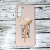 Накладка (з мікрофіброю) Case Art для Samsung S21- рожевий пісок