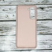 Накладка (з мікрофіброю) Case Art для Samsung S21- рожевий пісок