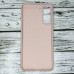 Накладка (з мікрофіброю) Case Art для Samsung S21 Plus- рожевий пісок