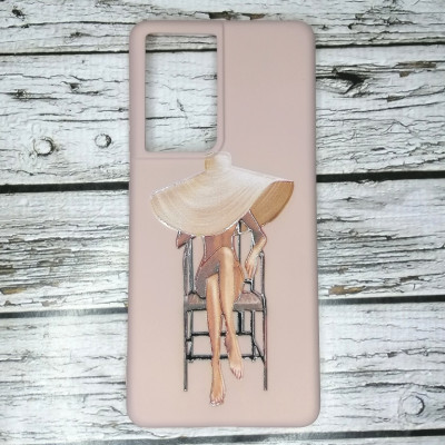 Накладка (з мікрофіброю) Case Art для Samsung S21 Ultra- рожевий пісок Накладка (з мікрофіброю) Case Art для Samsung S21 Ultra- рожевий пісок