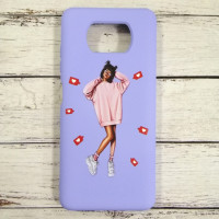 Накладка (з мікрофіброю) Case Art для Xiaomi Poco X3- пурпурний Накладка (з мікрофіброю) Case Art для Xiaomi Poco X3- пурпурний