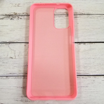 Накладка (з мікрофіброю) Case Art для Xiaomi Redmi Note 10 / Note 10S / Poco M5s- рожевий