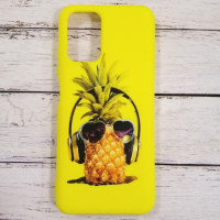 Накладка (з мікрофіброю) Case Art для Xiaomi Redmi Note 10 / Note 10S / Poco M5s- жовтий DJ