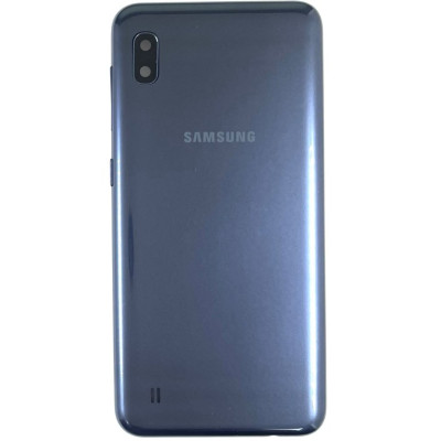 Задня кришка для Samsung A10 / A105 (зі склом камери) Black Задня кришка для Samsung A10 / A105 (зі склом камери) Black