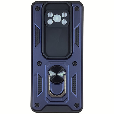 Протиударний чохол Camshield Serge Ring для Xiaomi Poco X3 NFC / Poco X3 Pro- синій Протиударний чохол Camshield Serge Ring для Xiaomi Poco X3 NFC / Poco X3 Pro- синій