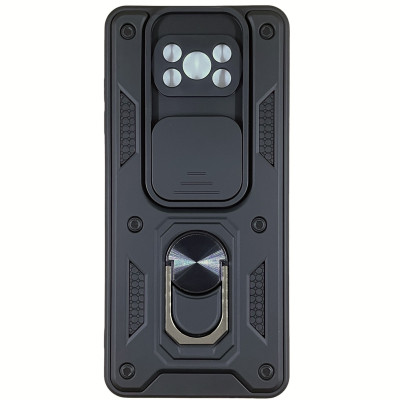Протиударний чохол Camshield Serge Ring для Xiaomi Poco X3 NFC / Poco X3 Pro- чорний Протиударний чохол Camshield Serge Ring для Xiaomi Poco X3 NFC / Poco X3 Pro- чорний