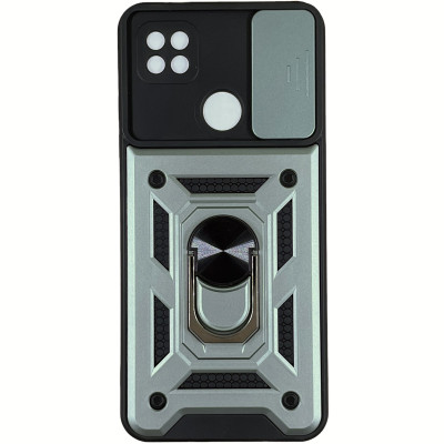 Протиударний чохол Camshield Serge Ring для Xiaomi Redmi 9C / Redmi 10A- зелений Протиударний чохол Camshield Serge Ring для Xiaomi Redmi 9C / Redmi 10A- зелений