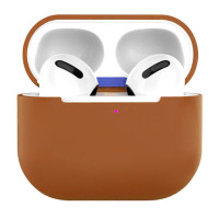 Чохол силіконовий для AirPods 3 з карабіном- коричневий Чохол силіконовий для AirPods 3 з карабіном- коричневий