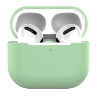 Чохол силіконовий для AirPods 3 з карабіном- мінтоловий Чохол силіконовий для AirPods 3 з карабіном- мінтоловий