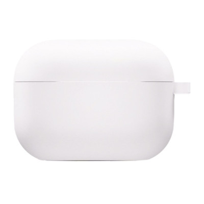 Чохол силіконовий для AirPods 3 з мікрофіброю- білий