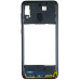 Задня частина корпусу для Samsung A20 / A205 (антена, пластик вкл. гучн.) Black