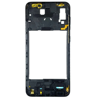 Задня частина корпусу для Samsung A20 / A205 (антена, пластик вкл. гучн.) Black