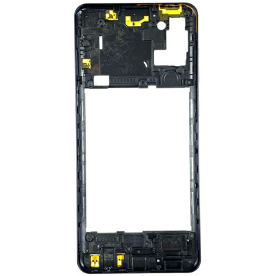 Задня частина корпусу для Samsung A21s / A217 (антена, пластик вкл. гучн.) Black
