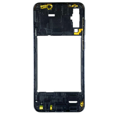 Задня частина корпусу для Samsung A50/A505 (антена, пластик вкл. гучн.) Black