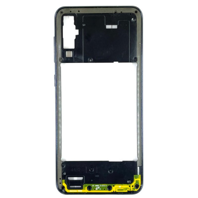 Задня частина корпусу для Samsung A50/A505 (антена, пластик вкл. гучн.) Black