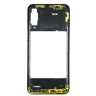 Задня частина корпусу для Samsung A50s/A507 (антена, пластик вкл. гучн.) Black Задня частина корпусу для Samsung A50s/A507 (антена, пластик вкл. гучн.) Black