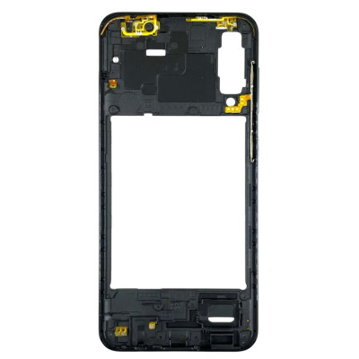 Задня частина корпусу для Samsung A50s/A507 (антена, пластик вкл. гучн.) Black