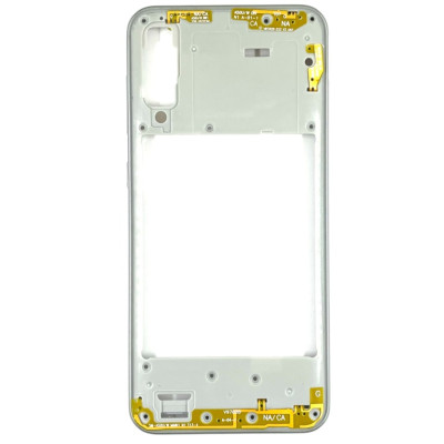 Задня частина корпусу для Samsung A50s/A507 (антена, пластик вкл. гучн.) White Задня частина корпусу для Samsung A50s/A507 (антена, пластик вкл. гучн.) White